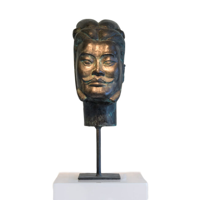 Ling Jian - Bronze eines Terracotta-Kriegers 1997